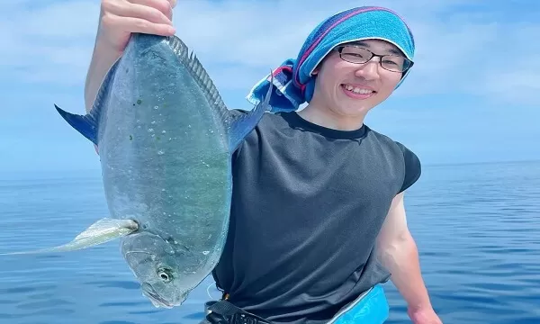石垣島のアジは大きいです♪